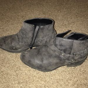 Grey booties